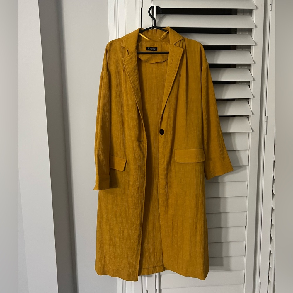 Mustard Yellow Women's Coat